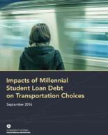 Impacts of Millennial Student Loan Debt on Transportation Choices