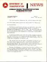 Department of Transportation News Urban Mass Transportation Administration DOTR2