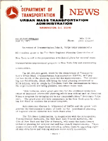 Department of Transportation News Urban Mass Transportation Administration UMTA 7256