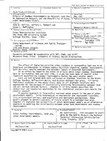 Effects of Roadway Improvements on Adjacent Land Use An Aggregative Analysis and the Feasibility of Using Urban Development Models
