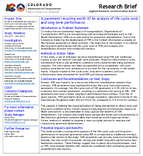 Pavement Rehabilitation Analysis A LifeCycle Cost and LongTerm Performance Comparison of Full Depth Reclamation and Overlays Research Brief