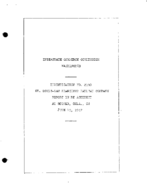 Interstate Commerce Commision Report of the Accident  Investigation Occuring on the ST LOUISSAN FRANCISCO RAILWAY SOONER OK
