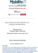 Latest Generation Data Portal for the Intelligent Mobility Meter