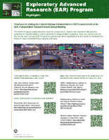 Exploratory Advanced Research EAR Program Highlights