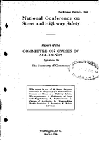 Report of the Committee on Causes of Accidents