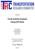 Truck Activity Analysis Using GPS Data