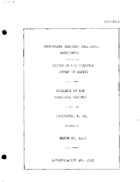 Interstate Commerce Commision Report of the Accident  Investigation Occuring on the VIRGINIAN RAILWAY INGLESIDE WV