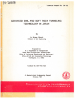 Advanced Soil and Soft Rock Tunneling Technology in Japan