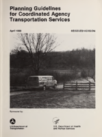 Planning Guidelines for Coordinated Agency Transportation Services