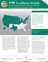 TPF5353 Clear Roads Winter Maintenance Research Minnesota Department of Transportation DOT