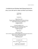 Correlation Between Hurricane Sandy Damage Along the New Jersey Coast With Land Use Dunes and Other Local Attributes