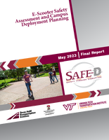 EScooter Safety Assessment and Campus Deployment Planning