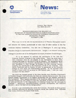 Remarks Prepared for Delivery by Secretary of Transportation Elizabeth Hanford Dole to the Pan American Railroad Congress Association