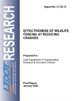 Effectiveness of Wildlife Fencing at Reducing Crashes