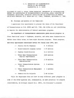 Under Secretary of Transportation James M Beggs SeptemberOctober 1969