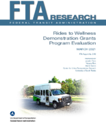 Rides to Wellness Demonstration Grants Program Evaluation