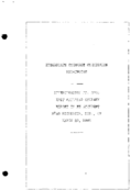 Interstate Commerce Commision Report of the Accident  Investigation Occuring on the ERIE RAILROAD ROCHESTER IN