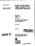 Crashes of Instructional Flights Analysis of Cases and Remedial Approaches