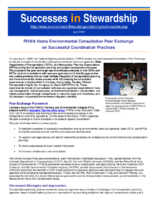 Successes in Stewardship  FHWA Hosts Environmental Consultation Peer Exchange on Successful Coordination Practices