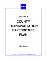 Measure a County Transportation Expenditure Plan