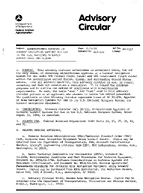 AC 20121A Airworthiness Approval of LoranC Navigation Systems for Use in the US National Airspace System NAS and Alaska