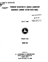 Program Validation of Lincoln Laboratory Microwave Landing System Math Model