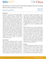 Development of a Framework for Identifying Asphalt Pavement Cracking Distresses Using Machine Learning Research Brief