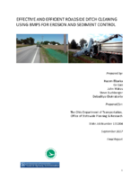 Effective and Efficient Roadside Ditch Cleaning Using BMPs for Erosion and Sediment Control