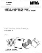 Robotics Application to Highway Transportation Volume I Final Report