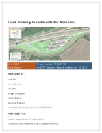 Truck Parking Investments for Missouri