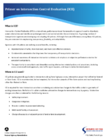 Primer on Intersection Control Evaluation ICE