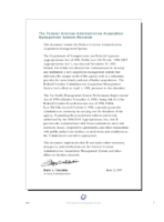 Federal Aviation Administration Acquisition Management System Rev