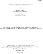 Evaluation of the 58mile highway light system for guidance in fog on Afton Mountain