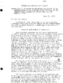 Interstate Commerce Commission Report of the Accident  Investigation Occurring on the PENNSYLVANIA RAILROAD SOUTH FORK PA