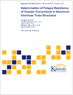 Determination of Fatigue Resistance of Coupler Connections in Aluminum Overhead Truss Structures