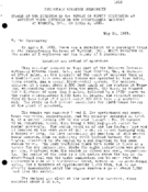 Interstate Commerce Commision Report of the Accident  Investigation Occuring on the PENNSYLVANIA RAILROAD WYOMING DEL