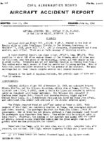 Investigation of Aircraft Accident NATIONAL AIRLINES GULF OF NEW MEXICO 19591116