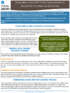 Evaluation of 23 CFR 772 for Opportunities to Streamline the Noise Study Process