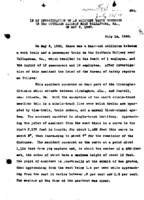 Interstate Commerce Commission Report of the Accident  Investigation Occurring on the SOUTHERN RAILWAY TALLAPOOSA GA