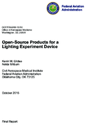 OpenSource Products for a Lighting Experiment Device