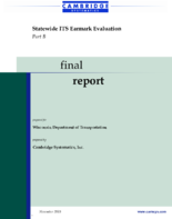Statewide Intelligent Transportation Systems Earmark Evaluation  Part B Final Report