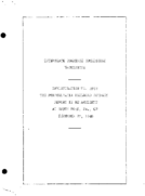 Interstate Commerce Commision Report of the Accident  Investigation Occuring on the PENNSYLVANIA RAILROAD SOUTH FORK PA