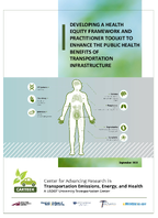Developing a Health Equity Framework and Practitioner Toolkit to Enhance the Public Health Benefits of Transportation Infrastructure