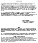 LongTerm Pavement Performance FY 2010 to FY 2015