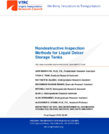 Nondestructive Inspection Methods for Liquid Deicer Storage Tanks