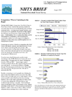 NHTS Brief Congestion Who is Traveling in the Peak National Household Travel Survey