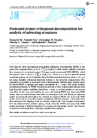 Permuted Proper Orthogonal Decomposition for Analysis of Advecting Structures