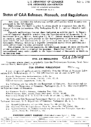 Status CAA Releases Manuals And Regulations