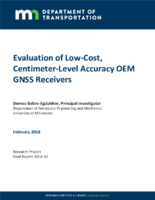 Evaluation of LowCost CentimeterLevel Accuracy OEM GNSS Receivers