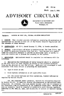 AC 1011A Waivers of Part 101 Federal Aviation Regulations